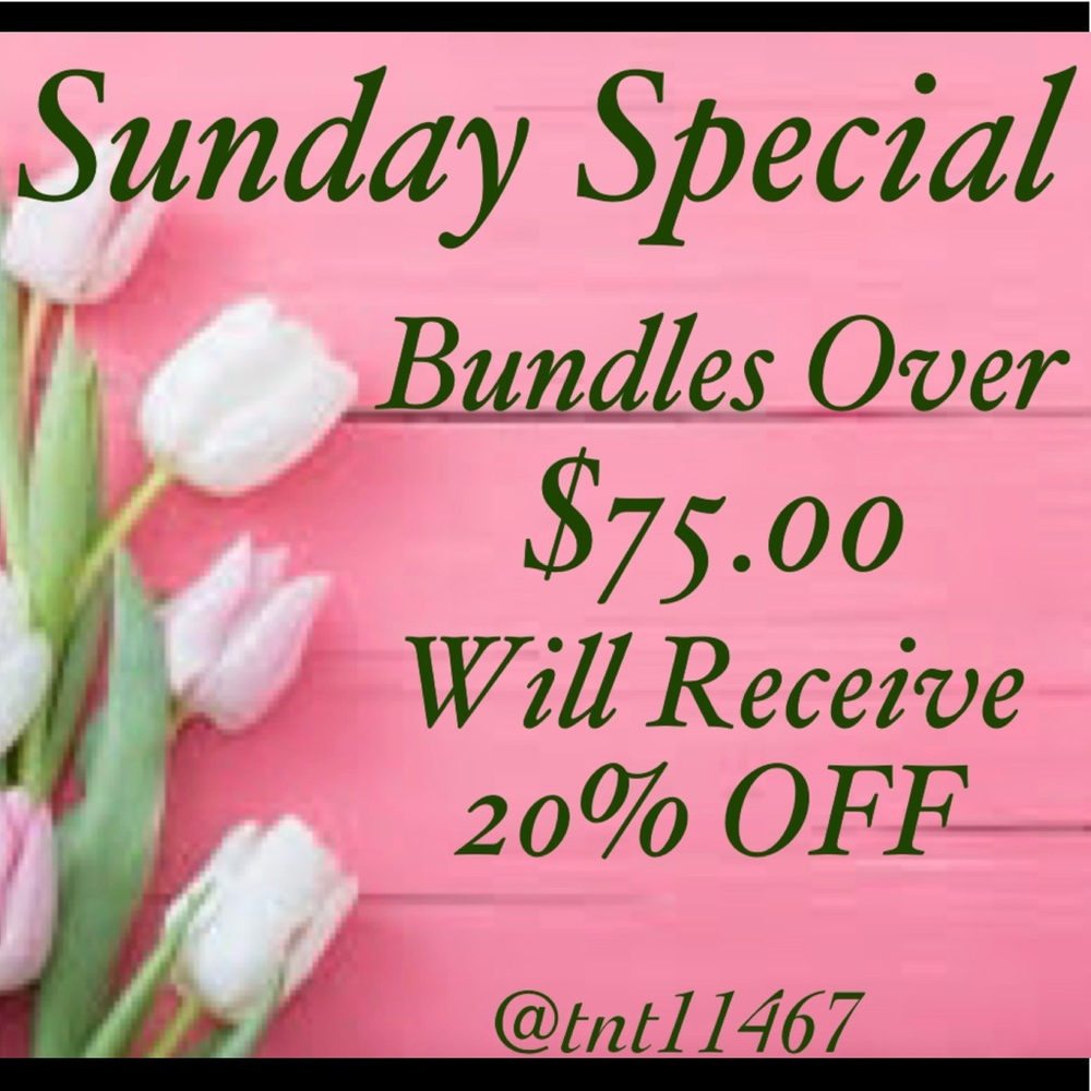 $75 or more = 20% OFF